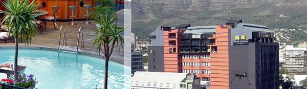 Cape Town Lodge, Cape Town - roof top swimming pool and pool bar