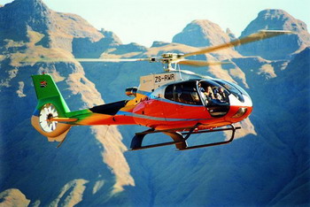Helicopter Rides in the Drakensberg Mountains
