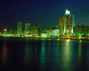 Durban by night