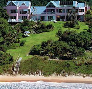 The Pink Lodge on the Beach