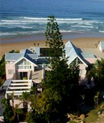 The Pink Lodge on the Beach