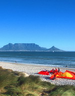 Beach at Bloubergstrand