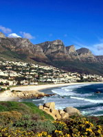 Beach at Camps Bay, Cape Town, South Africa