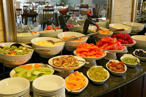 Breakfast Room - Buffet - Cape Town Lodge - click for larger image