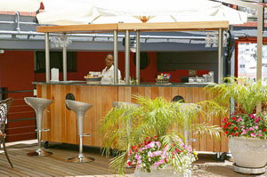 Pool bar - Cape Town Lodge - click for larger image