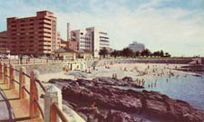 The beach in Sea Point, Cape Town