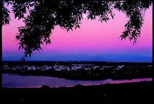 Sunset - Colona Castle - click for larger image