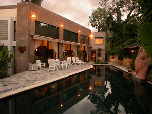 The Main House and swimming pool