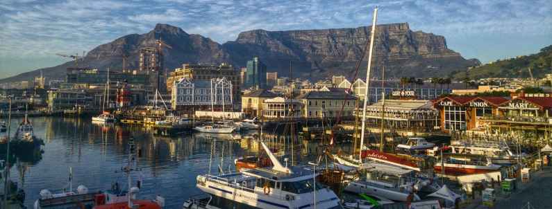 Table Mountain from the V&A Waterfront, Cape Town Table Mountain from the V&A Waterfront, Cape Town
