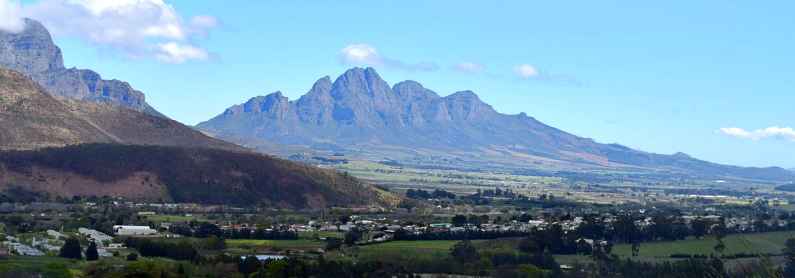 Franschhoek in the Cape Winelands, South Africa
