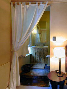 Lion Room - Bathroom - Jardin D'ebene Guesthouse - Tamboerskloof, Cape Town, Western Cape, South Africa - Click for larger image
