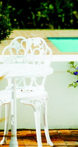 Swimming pool - Maison Chablis, Guest House, Franschhoek, Cape Winelands, South Africa - Click for larger image