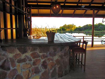 Bar at Plett River Lodge - Click for larger image