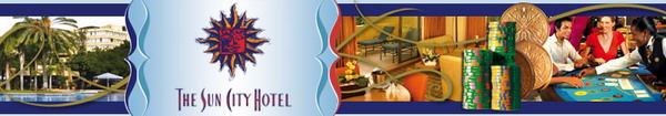 Luxurious hotel in Sun City in the Pilanesberg National Park, South Africa