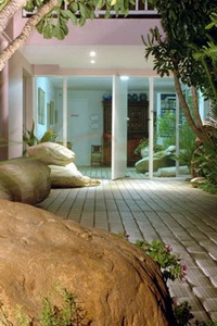 The Pink Lodge on the Beach